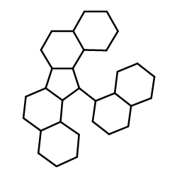 13-[Decahydro-1-naphthyl]eicosahydrodibenzo[a,i]fluorene Structure