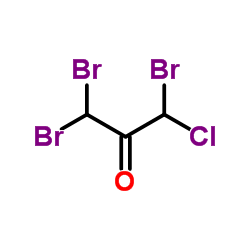 1,1,3-Tribromo-3-chloroacetone structure