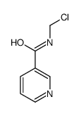 N-(chloromethyl)pyridine-3-carboxamide结构式