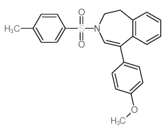 6-(4-methoxyphenyl)-4-(4-methylphenyl)sulfonyl-4-azabicyclo[5.4.0]undeca-5,7,9,11-tetraene结构式