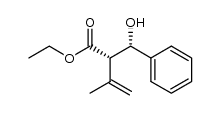 ethyl 2-(1-hydroxy-1-phenylmethyl)-3-methyl-3-butenoate Structure