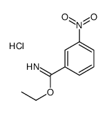 alpha-ethoxy-m-nitrobenzylideneammonium chloride Structure