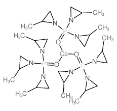 Calcium(2+), tris[tris(2-methyl-1-aziridinyl)phosphine oxide-O]-, dichloride structure