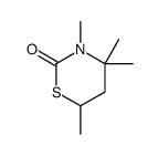 3,4,4,6-tetramethyl-1,3-thiazinan-2-one Structure