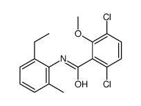 3,6-dichloro-N-(2-ethyl-6-methylphenyl)-2-methoxybenzamide Structure