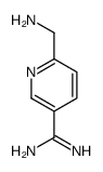 3-Pyridinecarboximidamide,6-(aminomethyl)-(9CI)结构式