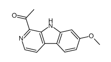 acetylnorharmine Structure