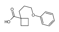 1-(3-phenoxypropyl)cyclobutane-1-carboxylic acid Structure