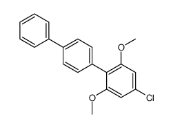 5-chloro-1,3-dimethoxy-2-(4-phenylphenyl)benzene结构式