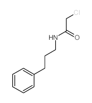 2-CHLORO-N-(3-PHENYL-PROPYL)-ACETAMIDE structure