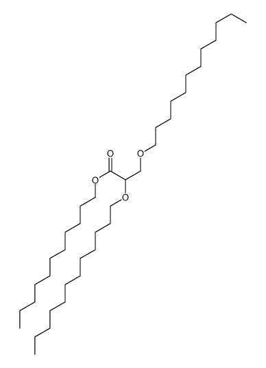 undecyl 2,3-didodecoxypropanoate Structure