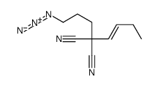 2-(3-azidopropyl)-2-but-1-enylpropanedinitrile Structure