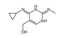 [4-(cyclopropylamino)-2-(methylamino)pyrimidin-5-yl]methanol Structure