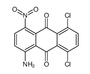 1-amino-5,8-dichloro-4-nitroanthracene-9,10-dione结构式