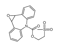 1a,10b-Dihydro-6H-dibenz(b,f)oxiren(d)azepin-6-carboxylic acid 2-(methylsulfonyl)ethyl ester结构式