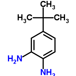 1,2-二氨基-4-叔丁基苯结构式