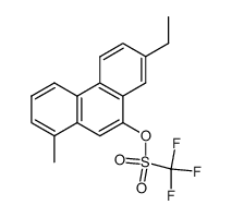 1,7-dimethyl-9-phenanthryl trifluoromethanesulfonate Structure