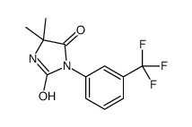 5,5-dimethyl-3-[3-(trifluoromethyl)phenyl]imidazolidine-2,4-dione结构式