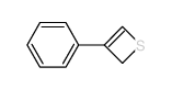 2H-Thiete, 3-phenyl- Structure
