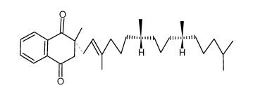 2,3-benzo-5-methyl-5-phytylcyclohexane-1,4-dione Structure