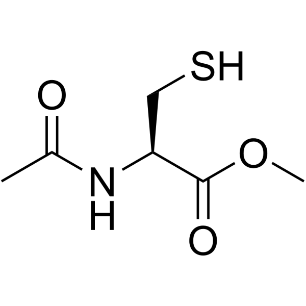 N-Acetyl-L-Cysteine Methyl Ester Structure