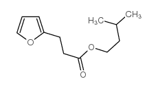 3-(2-呋喃基)并酸3-甲基丁酯结构式