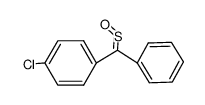 p-chlorothio-benzophenone S-oxide结构式