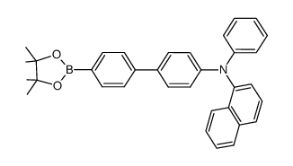 N-phenyl-N-(4'-(4,4,5,5-tetramethyl-1,3,2-dioxaborolan-2-yl)-[1,1'-biphenyl]-4-yl)naphthalen-1-amine picture