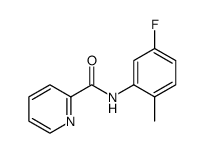 2-Pyridinecarboxamide,N-(5-fluoro-2-methylphenyl)-(9CI) structure