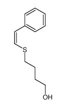 4-(2-phenylethenylsulfanyl)butan-1-ol Structure