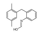 N-[2-[(2,5-dimethylphenyl)methyl]phenyl]formamide Structure