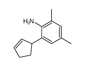 2,4-dimethyl-6-(cyclopenten-2'-yl)aniline Structure