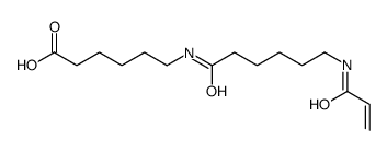 6-[6-(prop-2-enoylamino)hexanoylamino]hexanoic acid Structure