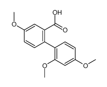 2-(2,4-dimethoxyphenyl)-5-methoxybenzoic acid结构式