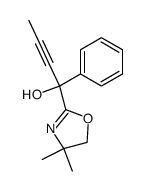 1-(4,4-Dimethyl-4,5-dihydro-oxazol-2-yl)-1-phenyl-but-2-yn-1-ol Structure