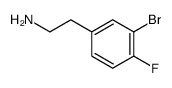 2-(3-bromo-4-fluoro-phenyl)-ethylamine结构式