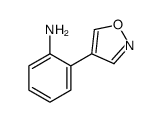 Benzenamine, 2-(4-isoxazolyl)- (9CI)结构式