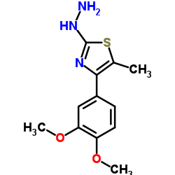 4-(3,4-DIMETHOXYPHENYL)-5-METHYL-2(3H)-THIAZOLONE HYDRAZONE Structure