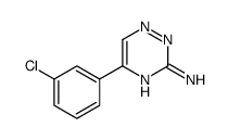 5-(3-Chlorophenyl)-1,2,4-triazin-3-amine structure