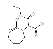 3-ethoxy-3-oxo-2-(2-oxoazepan-3-yl)propanoate Structure