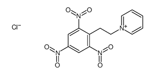 1-[2-(2,4,6-trinitrophenyl)ethyl]pyridin-1-ium,chloride Structure