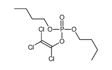 dibutyl 1,2,2-trichloroethenyl phosphate Structure