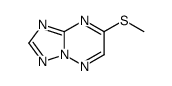 7-methylsulfanyl-[1,2,4]triazolo[1,5-b][1,2,4]triazine结构式