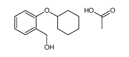 acetic acid,(2-cyclohexyloxyphenyl)methanol Structure