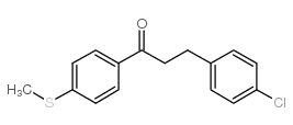 3-(4-CHLOROPHENYL)-4'-THIOMETHYLPROPIOPHENONE structure