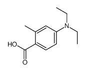 4-(diethylamino)-2-methylbenzoic acid结构式