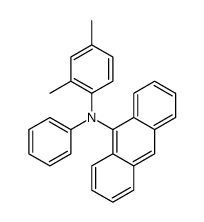 N-(2,4-dimethylphenyl)-N-phenylanthracen-9-amine结构式