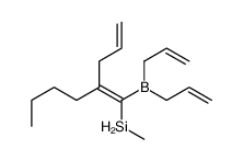 [1-bis(prop-2-enyl)boranyl-2-prop-2-enylhex-1-enyl]-methylsilane结构式