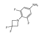 4-(3,3-difluoroazetidin-1-yl)-3,5-difluoroaniline Structure