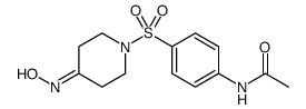 Acetamide, N-[4-[[4-(hydroxyimino)-1-piperidinyl]sulfonyl]phenyl] Structure